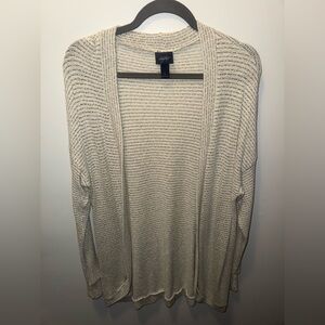 Daytrip Cream Open-Front Cardigan